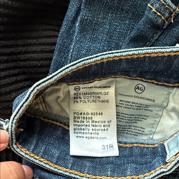 AG Adriano Goldschmied Dark Blue Skinny Jeans - Picture 4 of 4